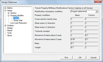 تنظیمات Property Modifiers وکاهش سربار زنده